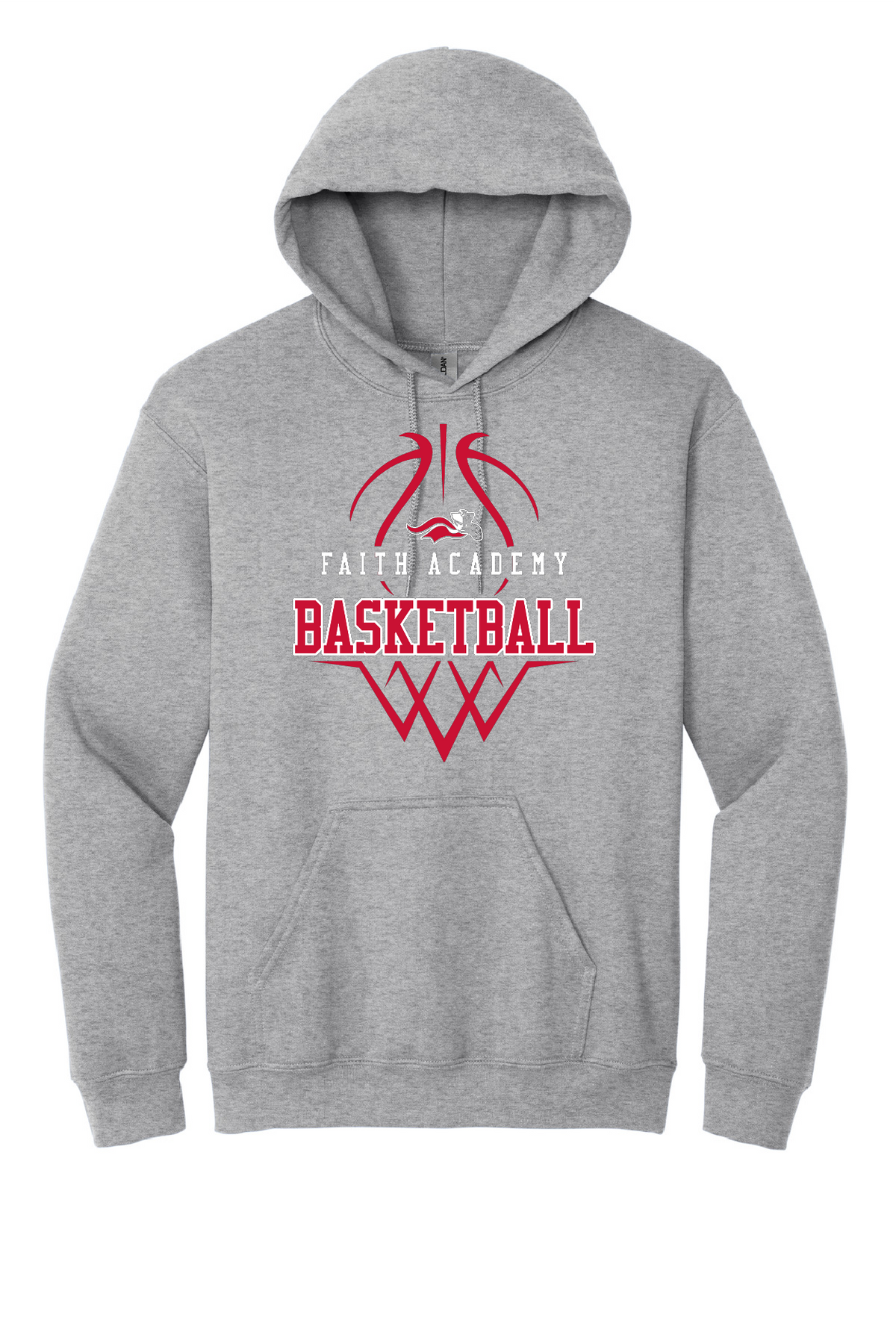 FACS Basketball Hooded Sweatshirt (Adult) (Multiple Colors)