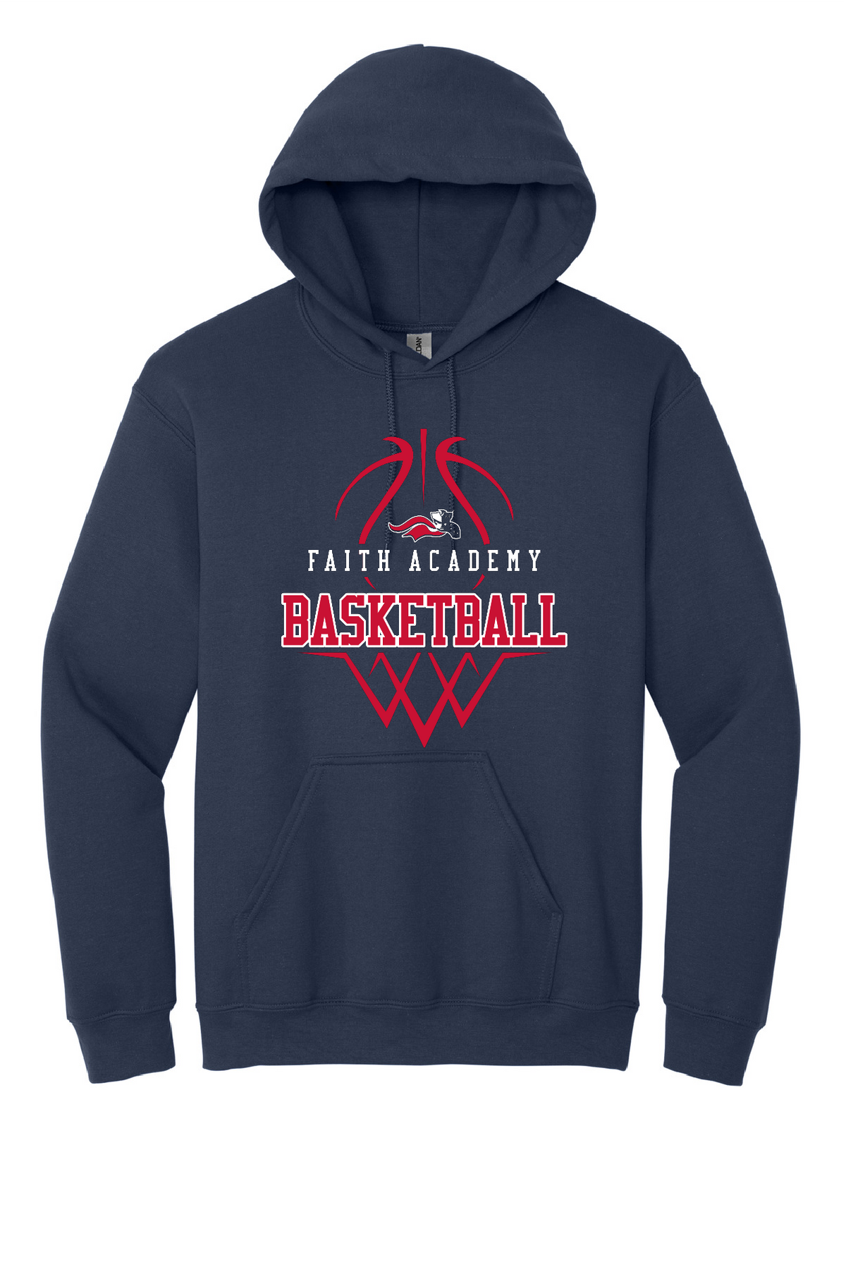 FACS Basketball Hooded Sweatshirt (Adult) (Multiple Colors)