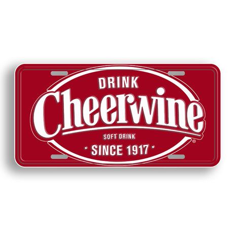 Cheerwine - License Plate