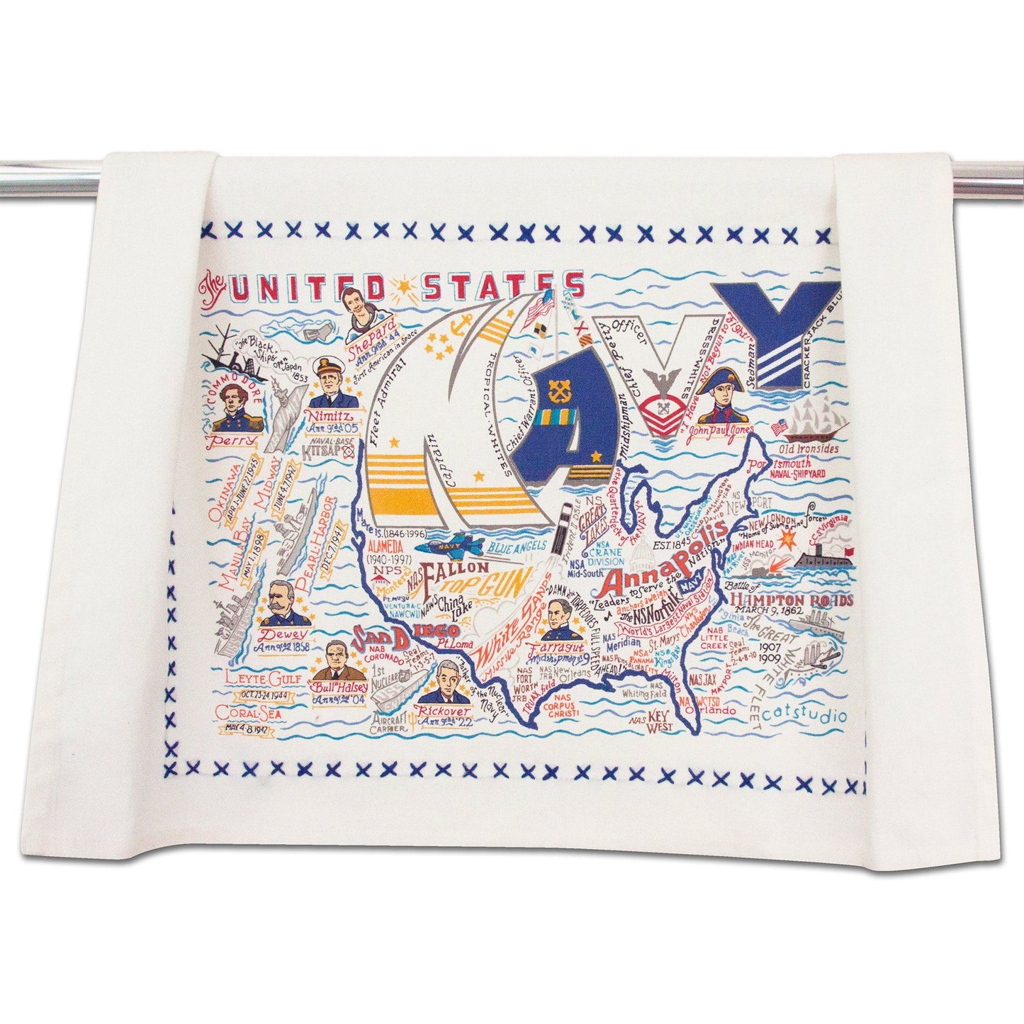 Navy Dish Towel