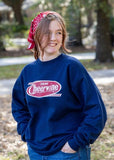 Cheerwine - Crewneck Sweatshirt (Retro Blue)