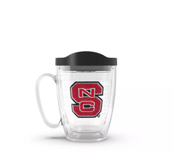 NC State 16 oz. Clear Mug