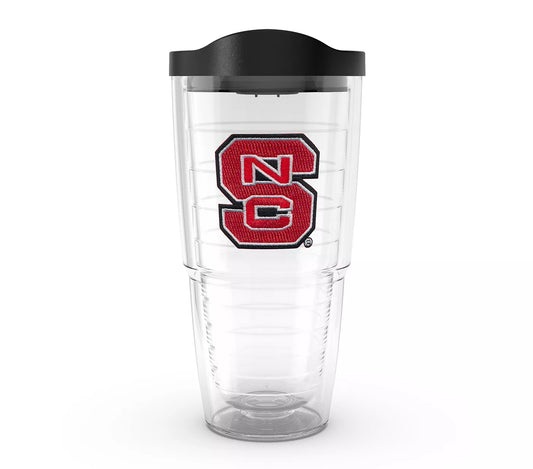 NC State 24 oz. Clear Tumbler