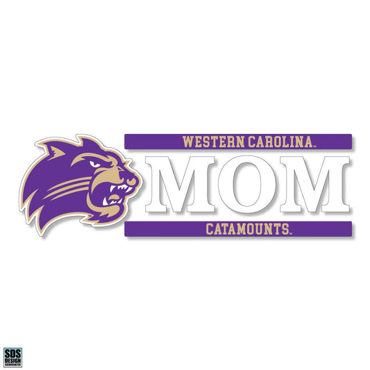 WCU 6"x2" Mom Auto Vinyl Decal