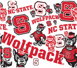 NC State 24 oz. All Over Wrap Water Bottle