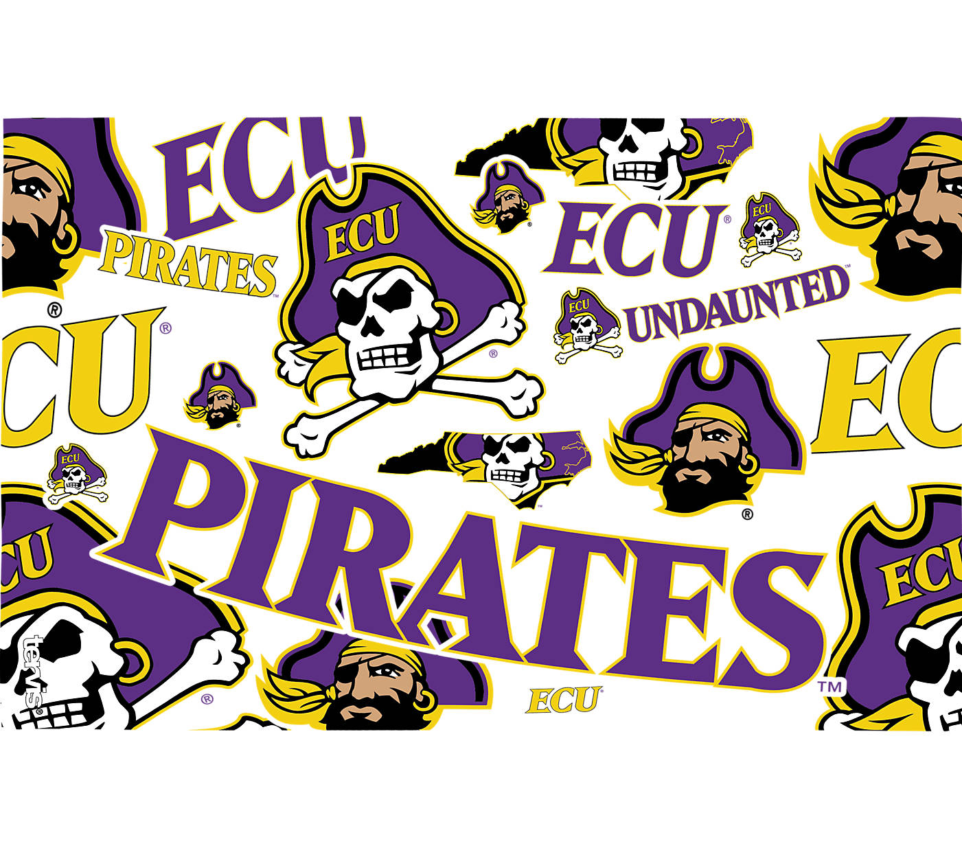 ECU 16 oz. All Over Wrap Tumbler