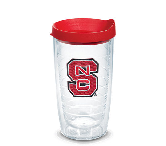 NC State 16 oz. Clear Tumbler