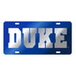 Duke Blue Laser Cut Car Tag