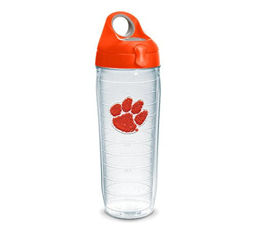 Clemson 24 oz. Clear Water Bottle