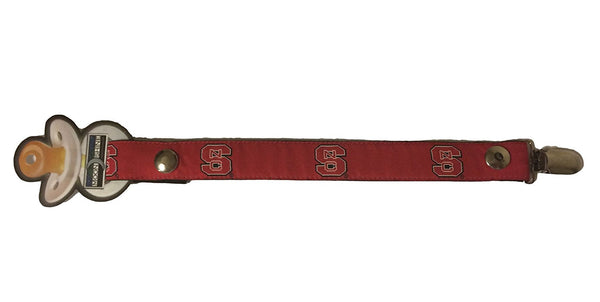 NC State Pacifier Holder Red