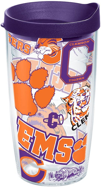 Clemson 16 oz. All Over Wrap Tumbler