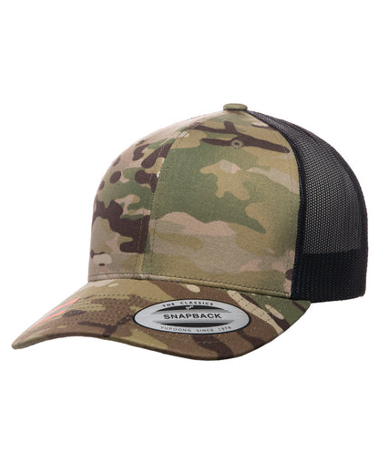 YP Classics 6-Panel Multicam Trucker Cap