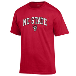 NC State Champion Arched Logo S/S Tee