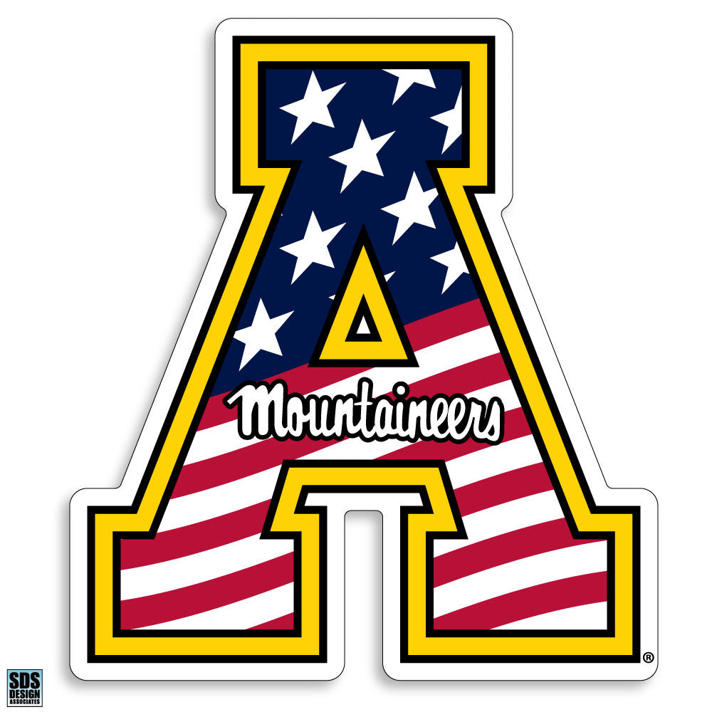 Appalachian USA Flag “A” Vinyl Decal