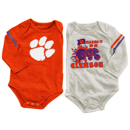 Clemson Infant Boys EM Onesie 2-Pack