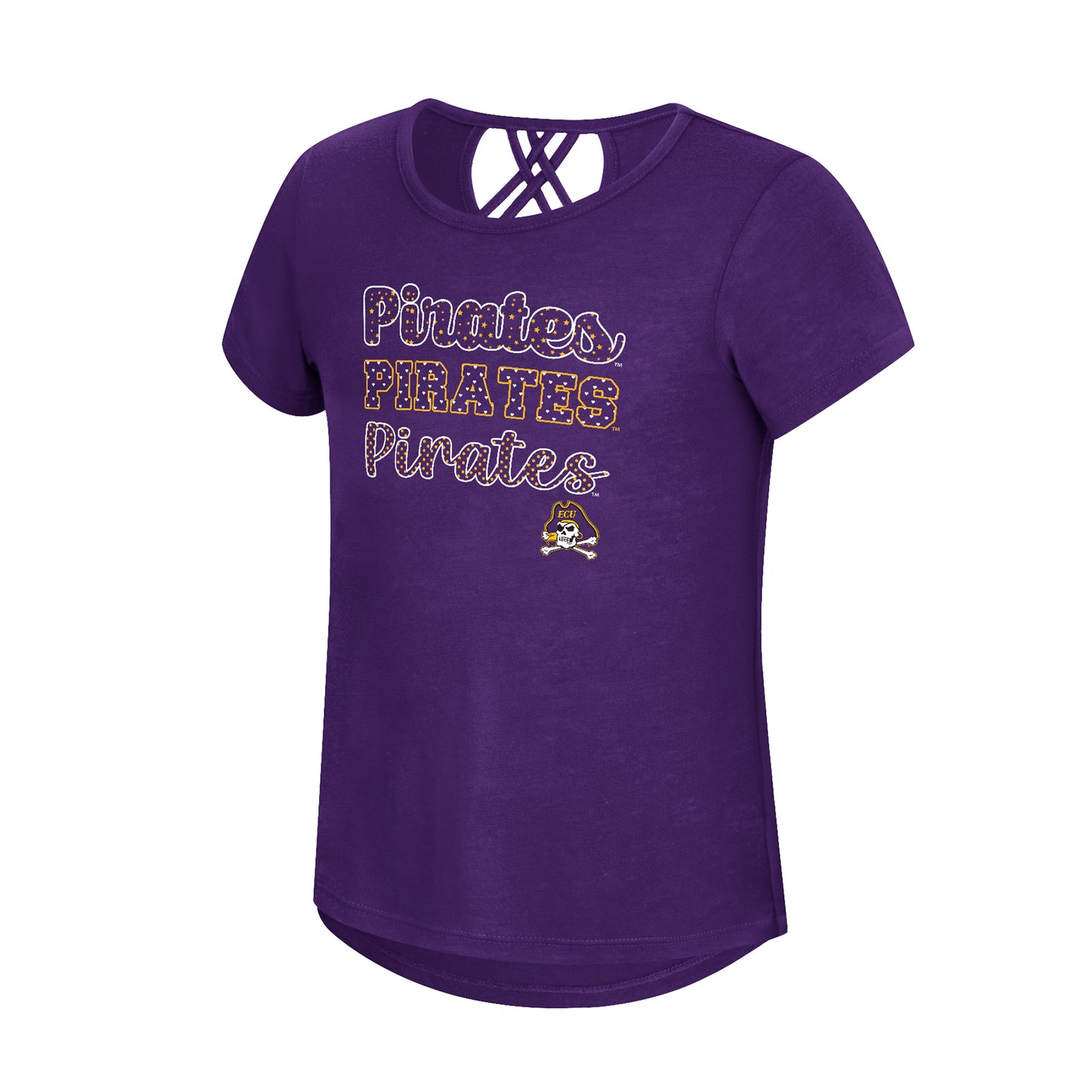 ECU Girls Katie Strappy Tee