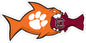 Clemson/USC Rival Fish Magnet