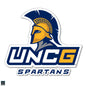 UNCG Spartan Head Text Vinyl Decal