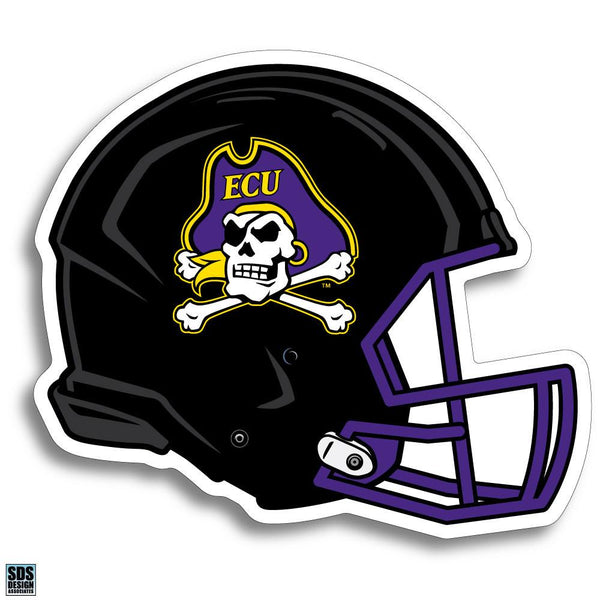 ECU Football Helmet Decal (3") Ultimate Sports Apparel