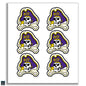 ECU Jolly Roger 1" Vinyl Decals