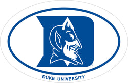 Duke "Devil D" Oval Decal (6”)