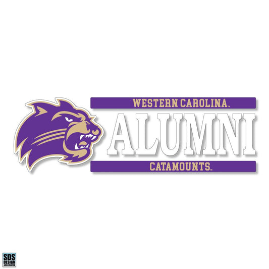 WCU 6"x2" Alumni Auto Vinyl Decal