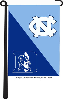 UNC/Duke - Garden Flag