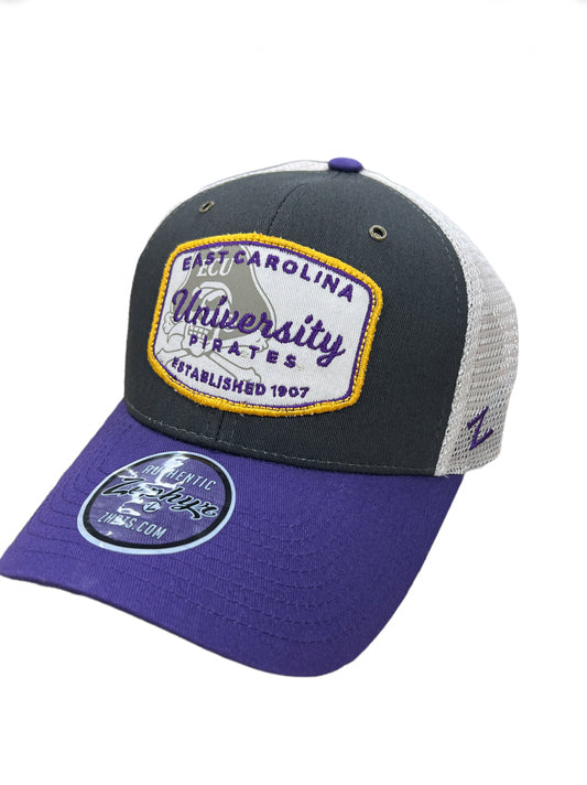 ECU Zephyr Calling Card Adj. Mesh Hat