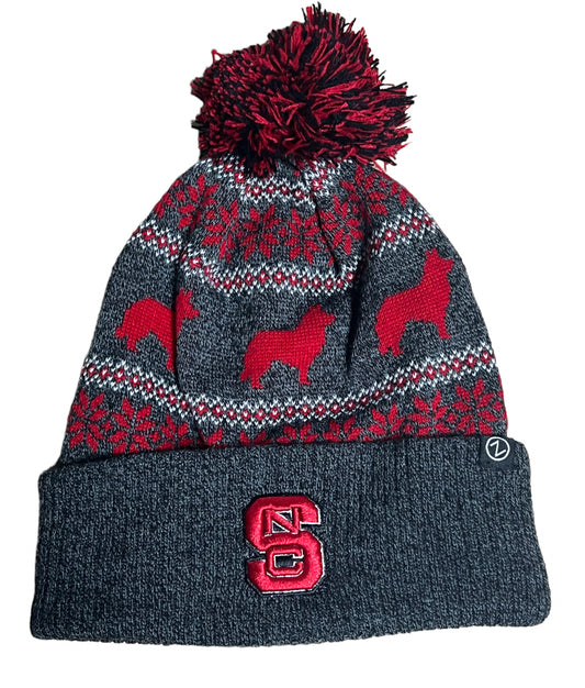 NC State Zephyr Carousel Beanie