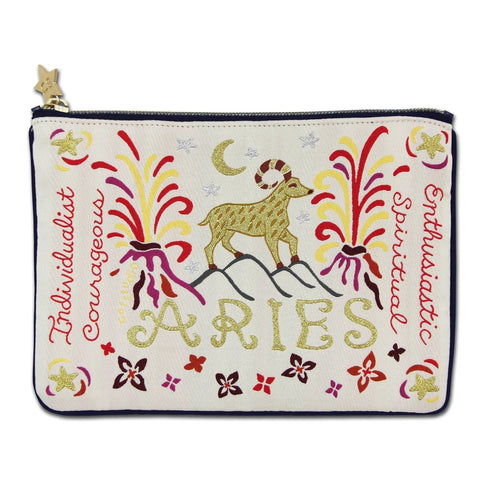 Aries Zip Pouch - Natural