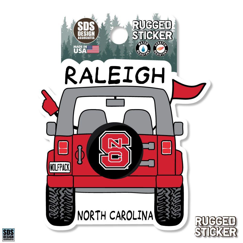 Rugged Stickers (Multiple Schools Available)