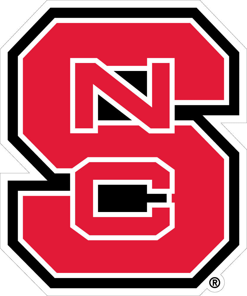 NC State "NCS" Interlock Vinyl Decal