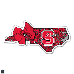 NC State "Paisley State " Vinyl Decal