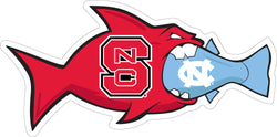 NC State/UNC Rival Fish Magnet