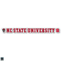 NC State 20"x2"Dual Logo Vinyl Decal