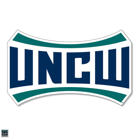UNCW Text Decal