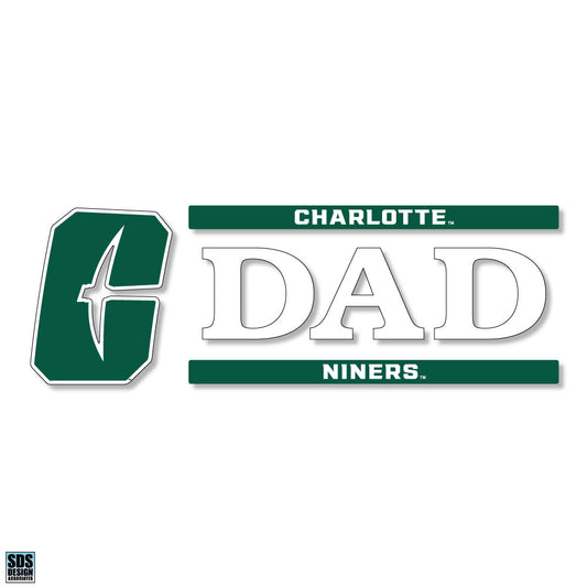 UNCC Dad Vinyl Decal