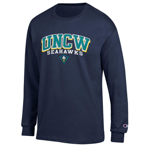 UNCW Champion Arched Seahawks L/S Tee