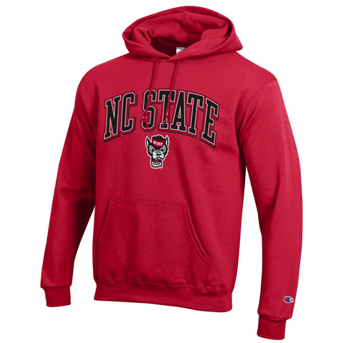 NC State Champion Arched Wolf Hooded Sweatshirt