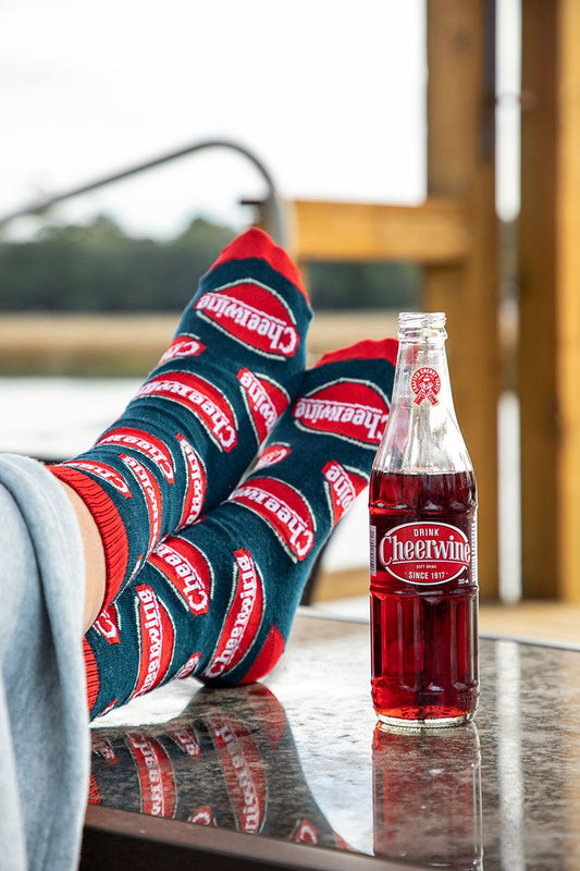 Cheerwine - Navy Socks