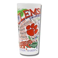 Clemson Frosted Glass