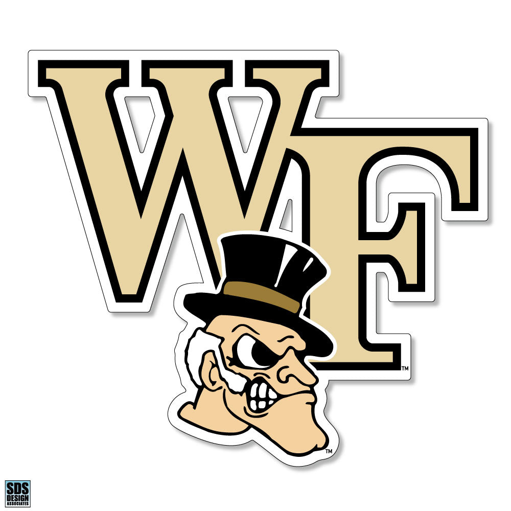 Wake Forest "WF" Deacon Decal