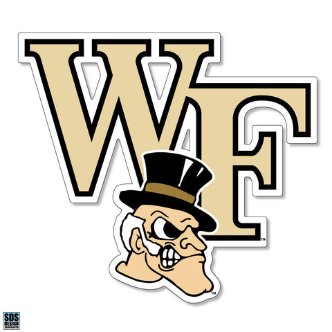 Wake Forest "WF" Deacon Decal