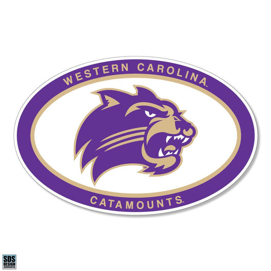 WCU Euro Mascot Decal