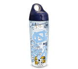 UNC 24 oz. All Over Wrap Water Bottle