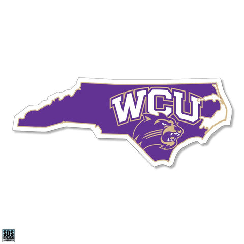 WCU Purple State Logo Decal
